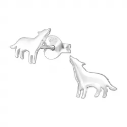 hundar barnörhängen i silver