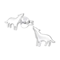 hundar barnörhängen i silver - Little Ones