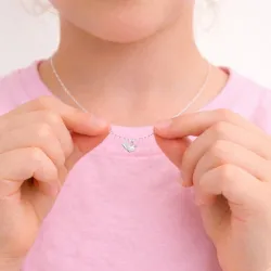 kanin halsband i silver - Little Ones