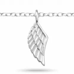 Elegant vinge armband i silver med hängen i silver