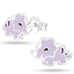 dinosaurie örhängen i silver - Little Ones