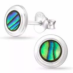 6 mm rund örhängestift i silver - Little Ones