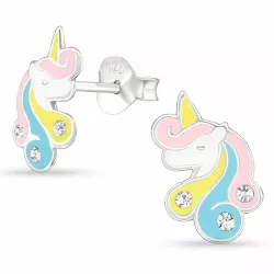 enhörning örhängen för barn i silver - Little Ones