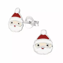 jultomte örhängestift i silver - Little Ones