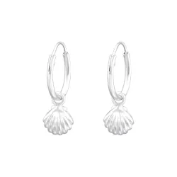 12 mm skal creol i silver