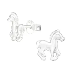 hästar örhängen i silver - Little Ones