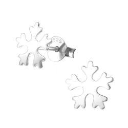 snöflinga örhängen i silver - Little Ones