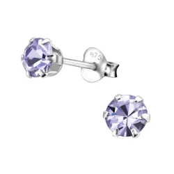 5 mm örhängen i silver - Little Ones