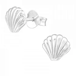 skal barnörhängen i silver - Little Ones