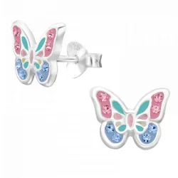 fjärilar örhängen i silver - Little Ones