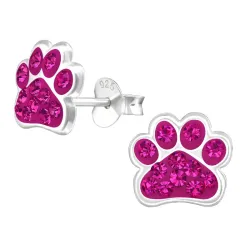 tass barnörhängen i silver - Little Ones