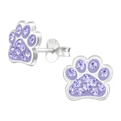 tass barnörhängen i silver - Little Ones