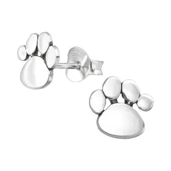 tass örhängen i oxiderat sterlingsilver - Little Ones