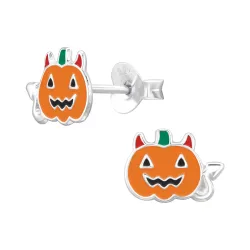 pumpa barnörhängen i silver - Little Ones