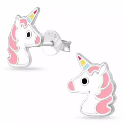 enhörning örhängestift i silver - Little Ones
