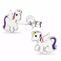 enhörning örhängen i silver - Little Ones
