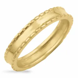 ring i förgyllt silver