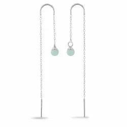 amazonit kedja örhängen i silver - Loom Stones