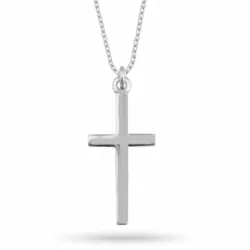 Kollektionsprov kors halsband i silver med korshänge i silver