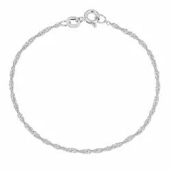 BNH singapore armband i silver 18,5 cm x 1,5 mm