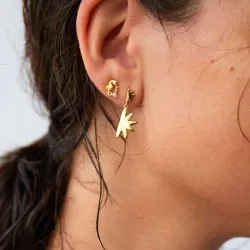 Hultquist Omani sol örhängen i förgyllt silver