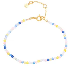 Hultquist Paisley pärla armband i förgyllt silver