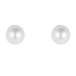 Nava Mira Petite pärla örhängestift i silver
