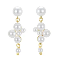 Nava Sabella örhängen i förgyllt silver