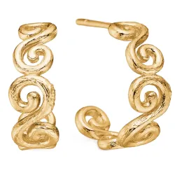 Studio Z Curiosity örhängestift i förgyllt silver