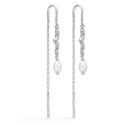 Studio Z Tangled kedja örhängen i silver