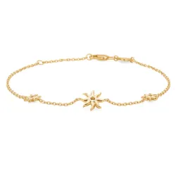 Studio Z Ocean Aura armband i förgyllt silver