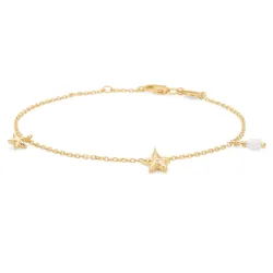 Studio Z Starfish Lustre armband i förgyllt silver