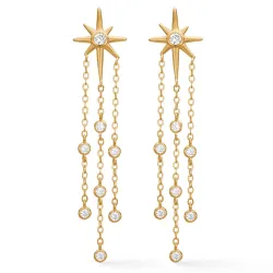 Studio Z Twinkle örhängen i förgyllt silver vit zirkon