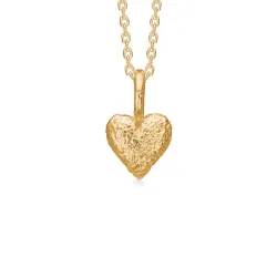 Studio Z Amour Heart halsband i förgyllt silver