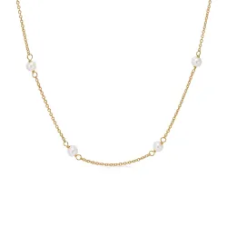 Studio Z Shore halsband i förgyllt silver