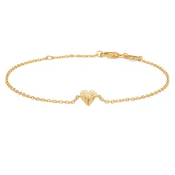 Studio Z Amour Heart armband i förgyllt silver