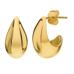 Khaai Studio Luma örhängen i förgyllt stål