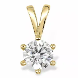 runt hängen i 9 karat guld - Gold Collection