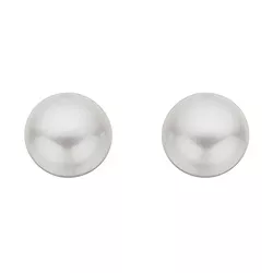 9 mm Scrouples pärla örhängen i silver