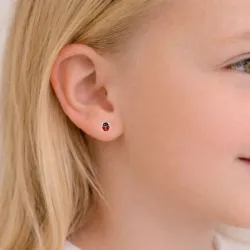 nyckelpiga örhängen i silver - Little Ones