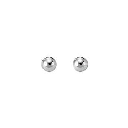 4 mm Aagaard kula örhängen i silver