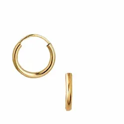 12 mm aagaard runda creol i 8 karat guld