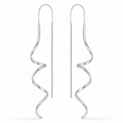 Støvring Design långa örhängen i silver