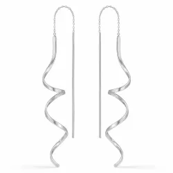 Støvring Design långa örhängen i silver