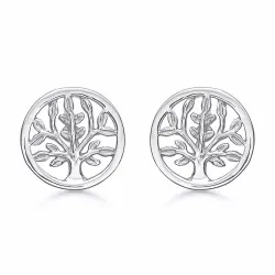 12 mm Støvring Design livets träd örhängen i silver