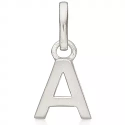 Støvring Design bokstav a hängen i rhodinerat silver