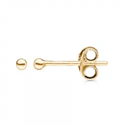 2 mm Støvring Design kula örhängen i 8 karat guld