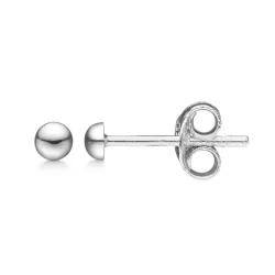 3 mm Støvring Design kula örhängen i silver