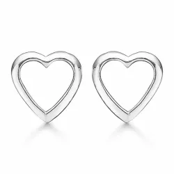Støvring Design hjärta örhängen i silver