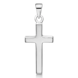 10 x 17,5 mm Støvring Design kors hängen i silver